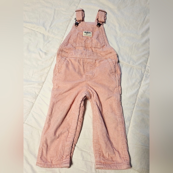 OshKosh B'gosh Light Pink Kids Overalls - Picture 2 of 2